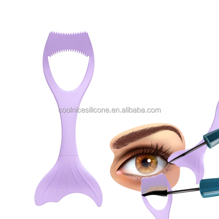 Silicone Eyelash Tool,Eyeliner Assistant Multifunctional Auxiliary