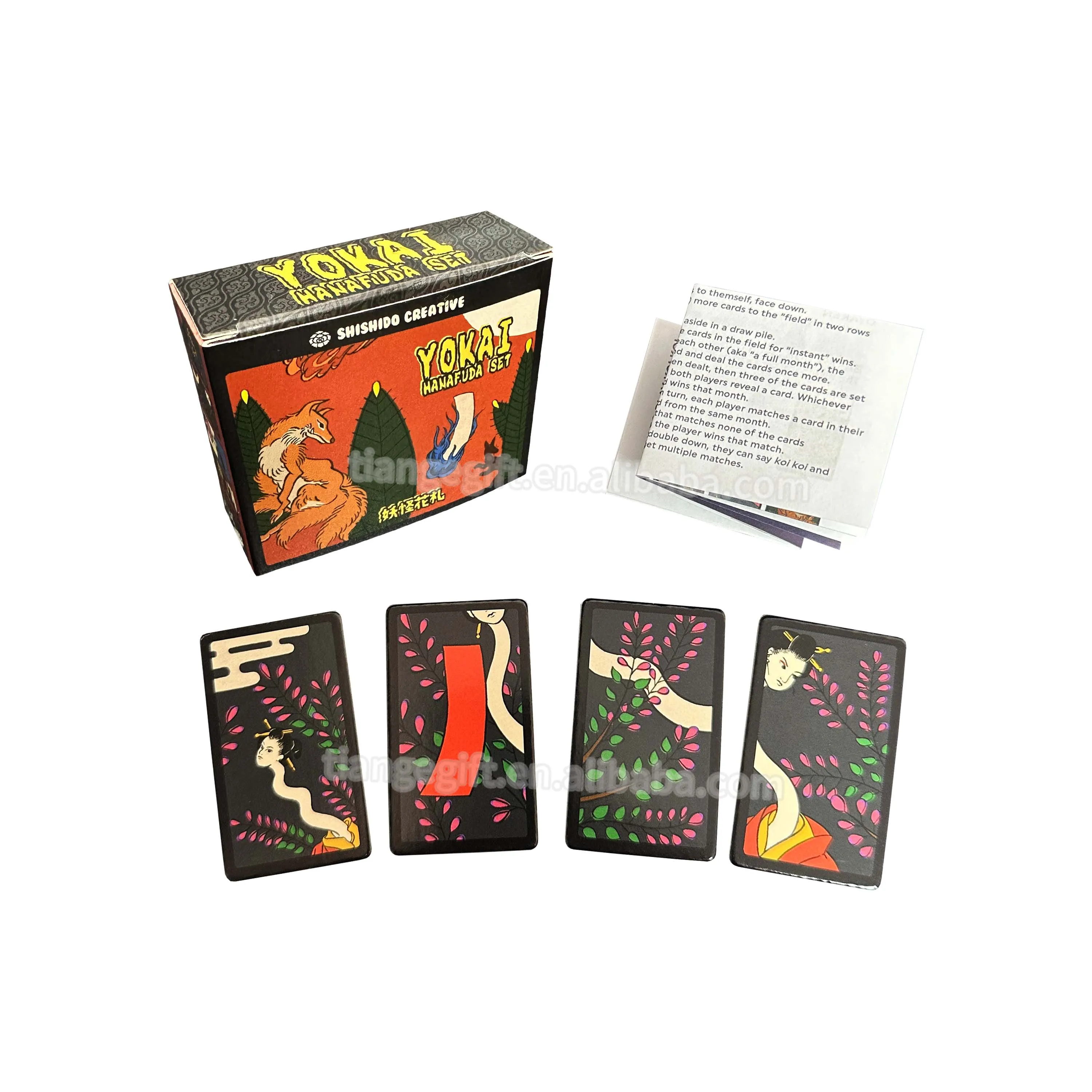Custom Design Mini Korean Deck of Hanafuda Cards Game Custom Design Mini Korean Deck of Hanafuda Cards Game