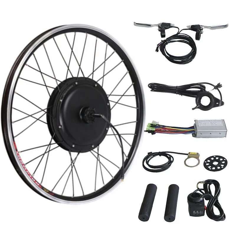 Small E Bikes Kit Elesmart DIY Electric Bike Brushless Gearless