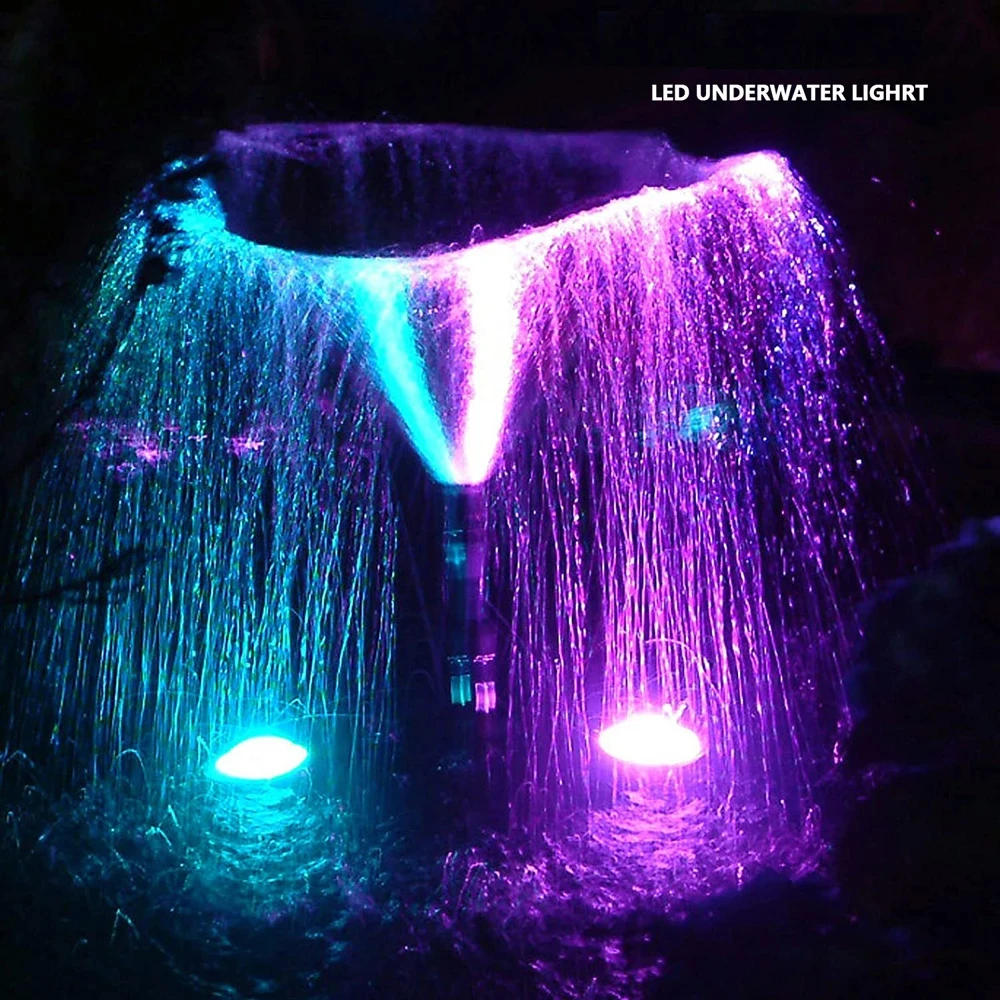 High Power Big Watt Warm Light 36W IP68 Waterproof Led Underwater Spotlight Fountain Pool Light