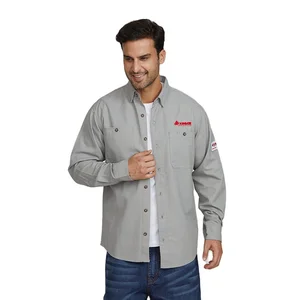 Wholesale Customized  UL Classflied Fire Retardant Long Sleeve FR Aramid Shirt