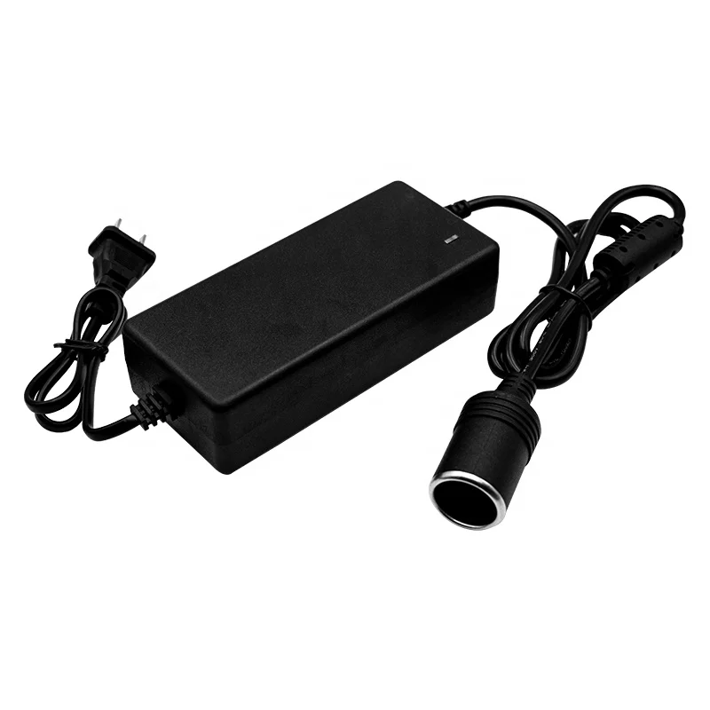 240v to cigarette socket AC 12V DC 7.5A Power Supply Adapter Socket, Waeco Engel Fridge 220V AC from wall plug into 12V DC for car charger or car lighter plugin Very convenient and easy to use Input mains to cigarette lighter socket