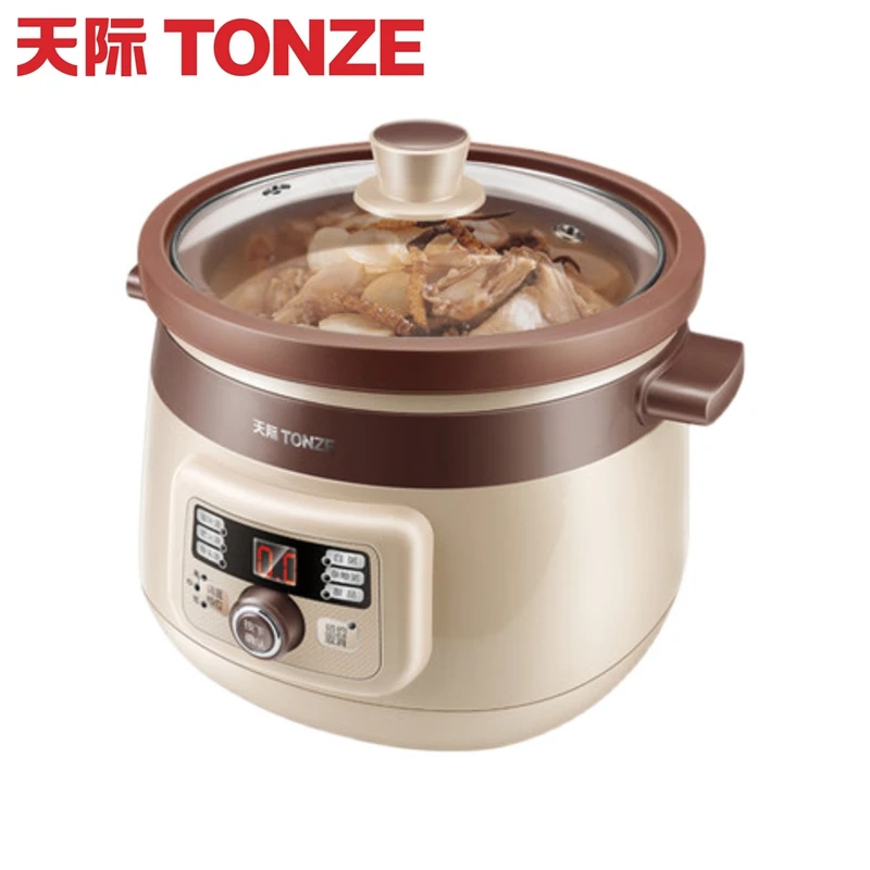 China Tonze Crock Pot with Double Insulation Cup Manufacturer and