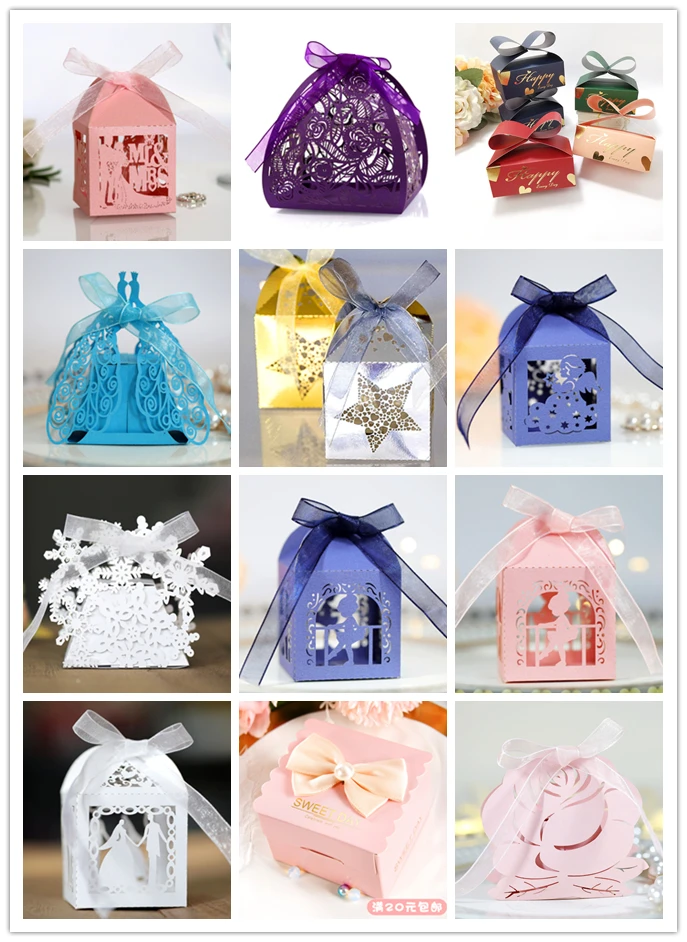 Factory Wholesale wedding Favor Gift Box Candy Box Buy Wedding