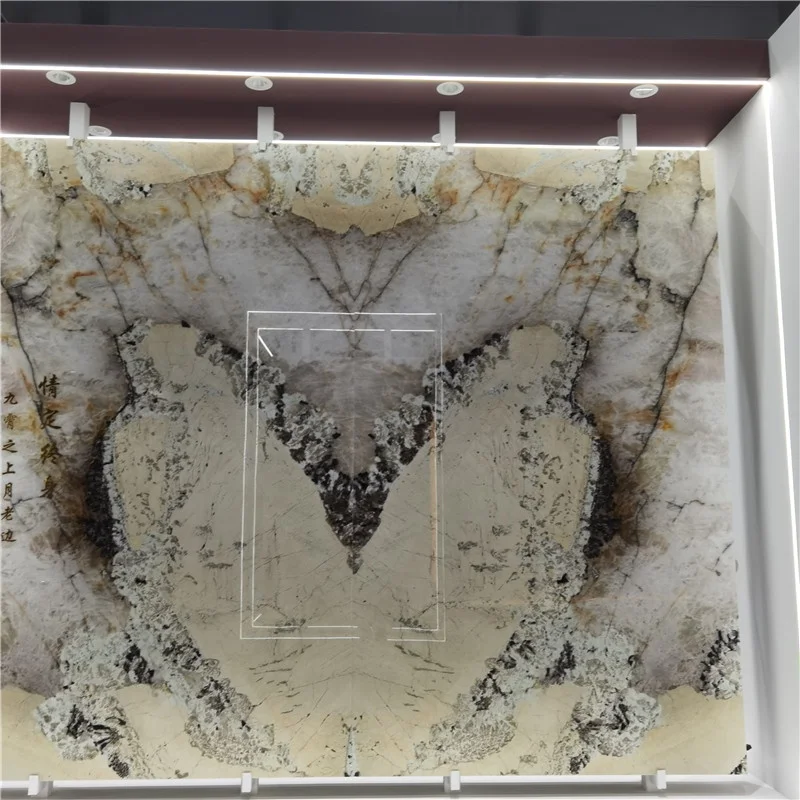 product alpinus super crystal quartzite slab price backlight exotic stone wall design-3