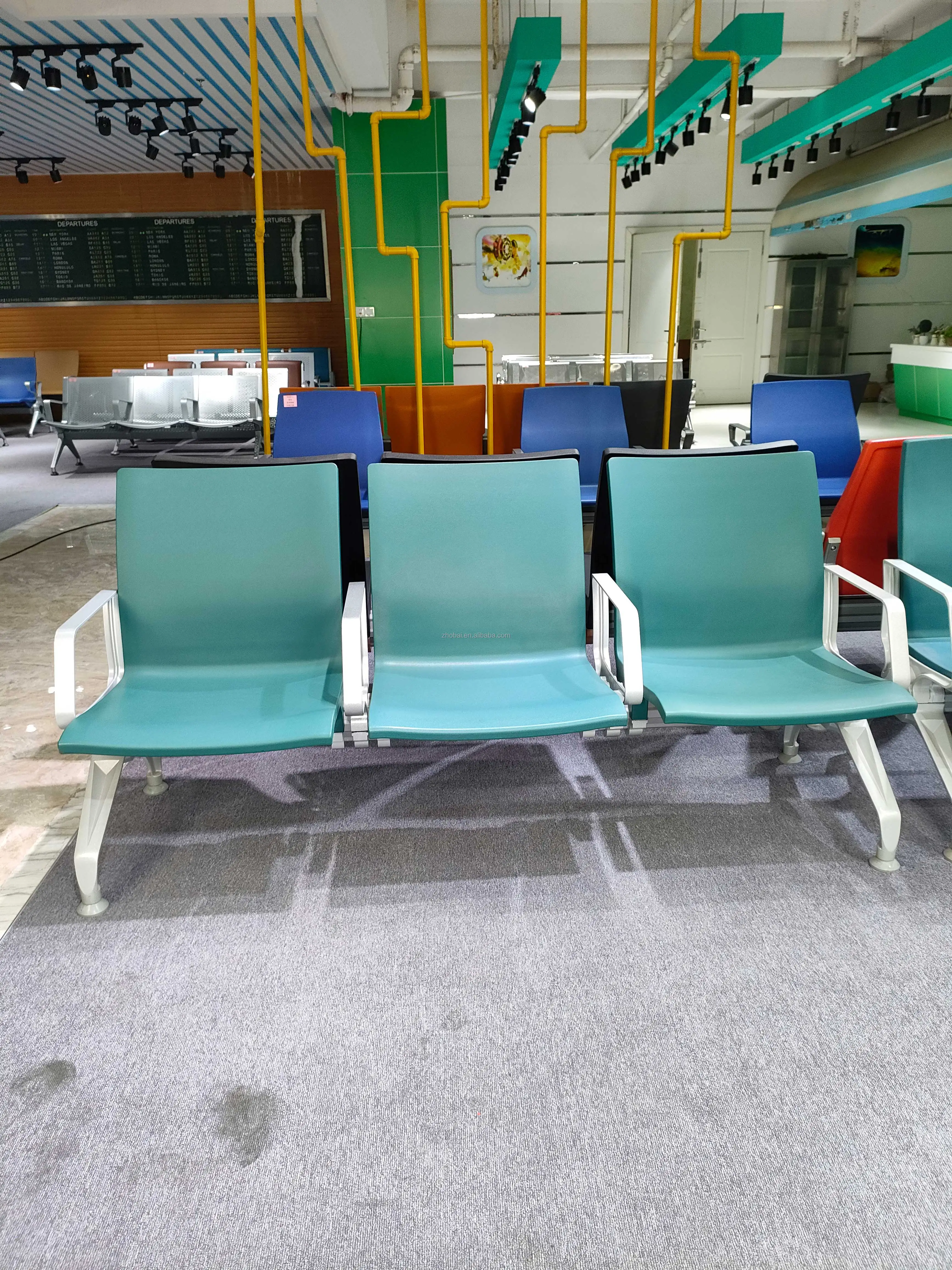 High Quality 1.5-Seat PU Hospital Waiting Chairs Customized Modern Commercial Design for School Gym Clinic Dental Office Public 3
