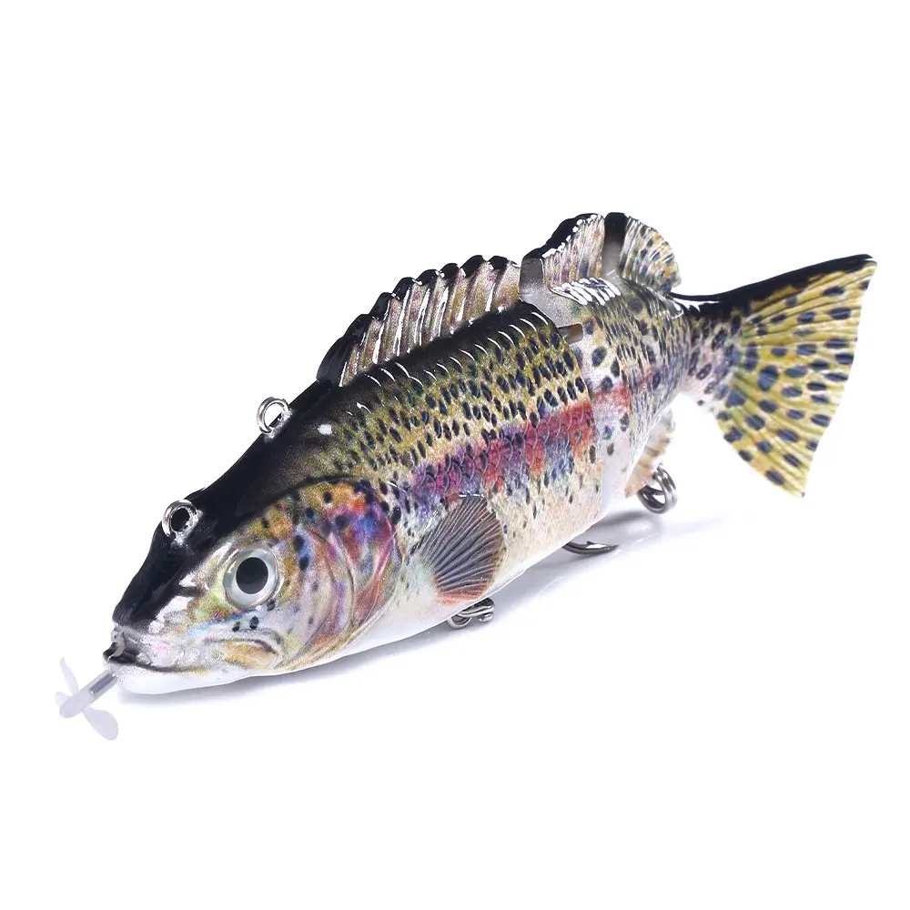 electric pulse fishing lures Robotic Swimming 5.12" USB Rechargeable LED Light Wobbler Multi Jointed Swimbaits Hard Lures Fishing Tackle (Common Shad1(Upgrade 2023)) : Sports & Outdoors cupped mouth Pulse Jig - 2 Pack