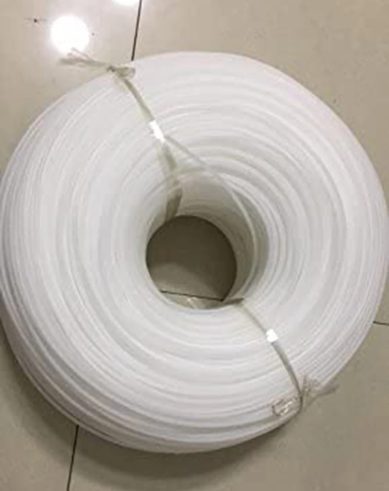 5KG/Roll High Density Polyethylene (HDPE) Polypropylene (PP) Black/White Welding Rod 1/8" Dia -.125" 4mm for Plastic Extruder