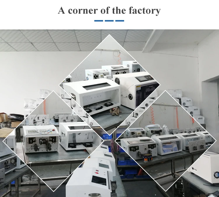 Automatic Wire Cutting and Peeling Machine 6 square Computer Cable Stripping Cutting Machine High Efficiency Processing Peeling