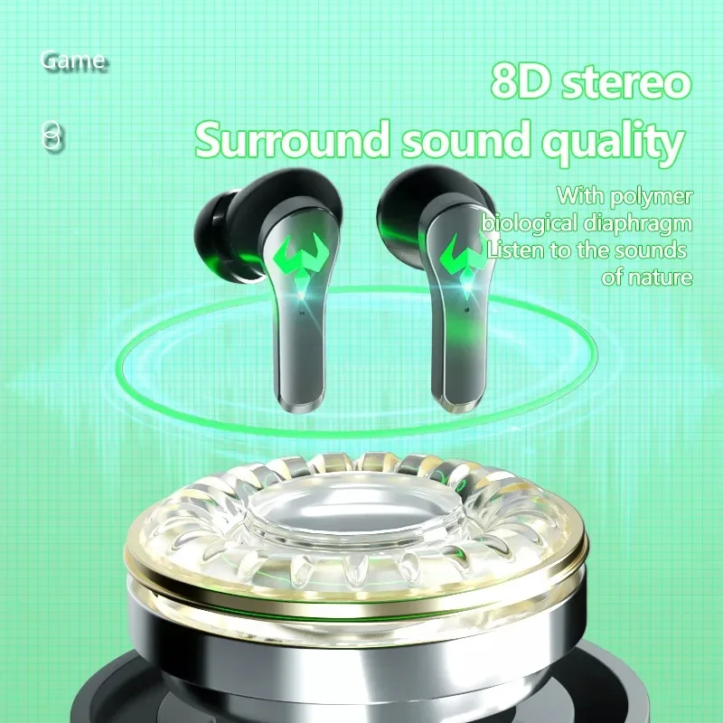 True Wireless TWS N35 ゲーミングイヤフォン - ANC 防水・Bluetooth