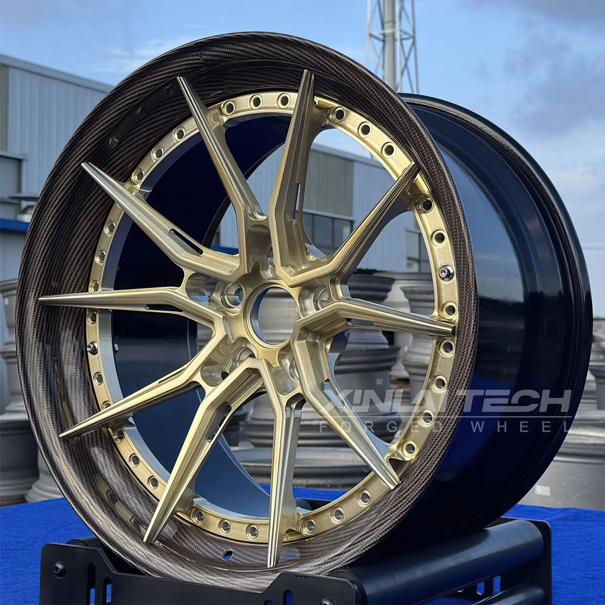 XL Forged Carbon Fiber Wheels 5x100 5x108 5x112 Rims for Toyota Nissan Subaru Sports Cars OEM ODM Custom Wheel Rim 18-23 Inch - Image 2