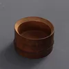 Carbonized bamboo-shaped bowl