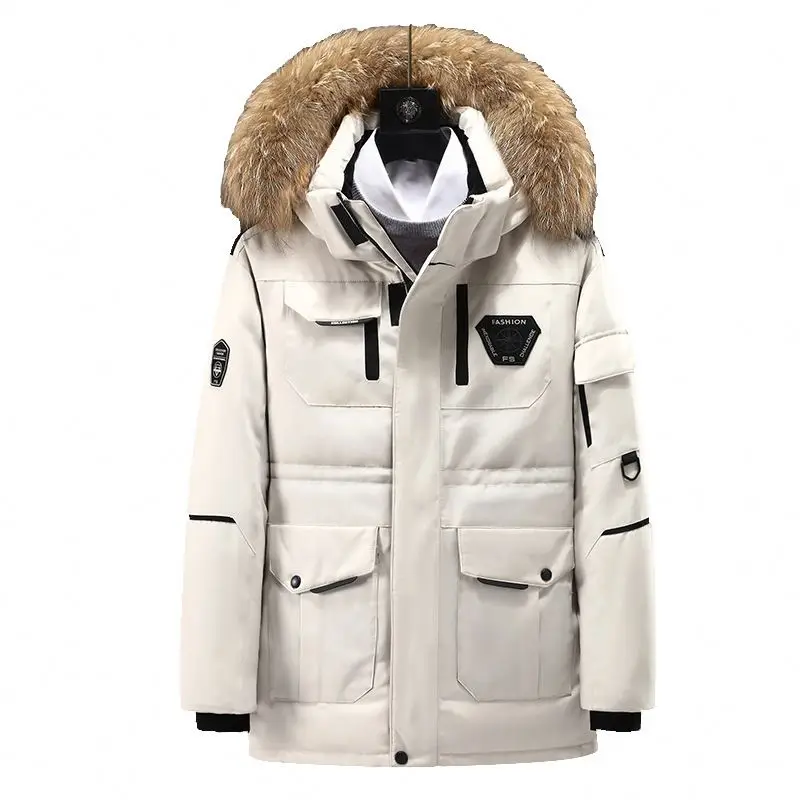 Men's Puffer Coat Winter Warm Hooded Jacket For Men Thick Down_voghion.com
