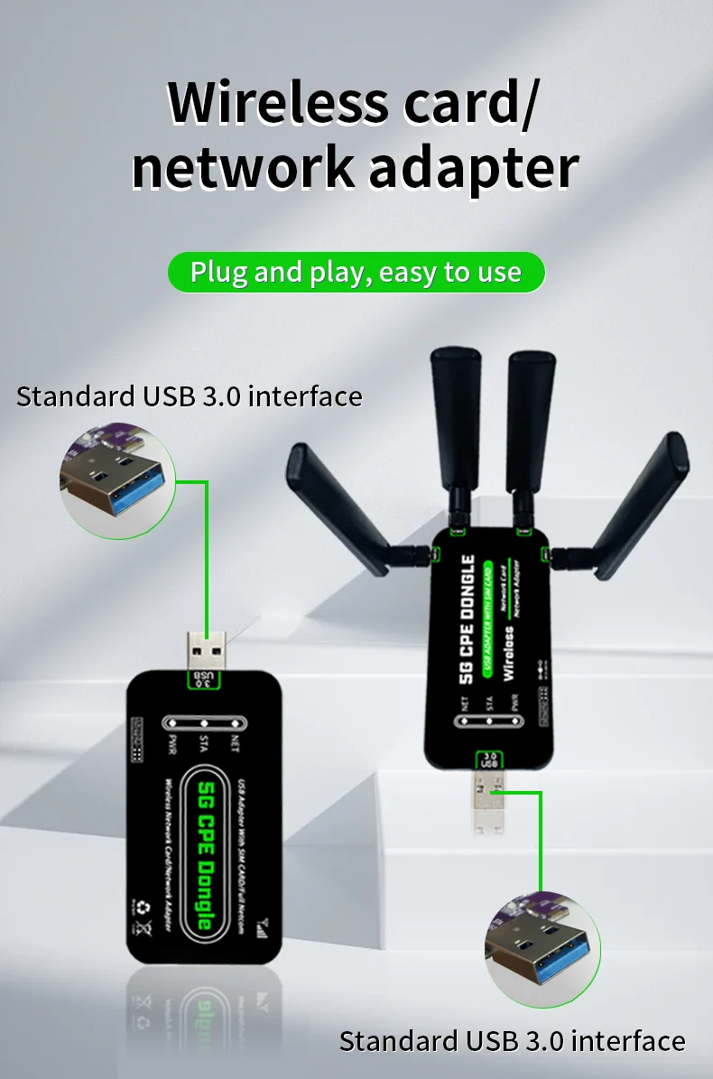 RM520N-GL 5G USB Dongle 5G Modem With Sim Slot for Global Usage