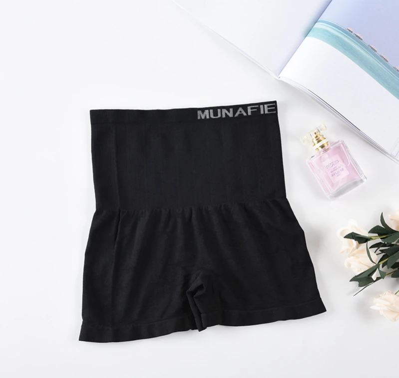 Japanese MUNAFIE safety pants women's high waist belly boxers body shaping safety boxers women's leggings