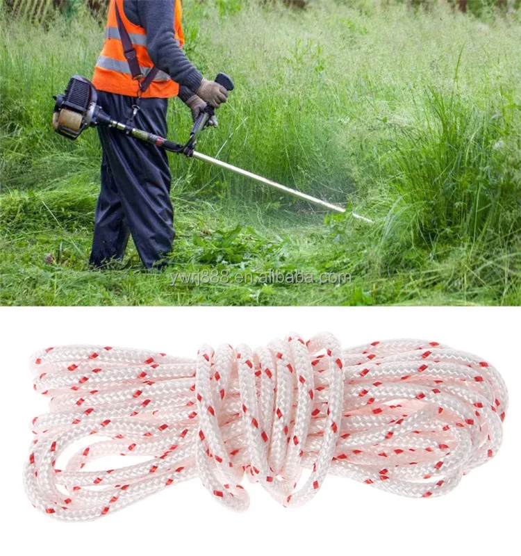 Pull Starter Cord Rope For Strimmer Chainsaw Lawn Mower Engine Petrol Handle Drawstring