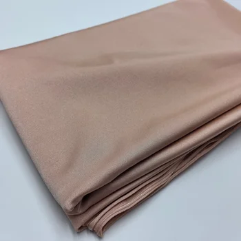 High Quality 200gsm Shiny Polyester Spandex Four-Way Elastic Knitting Fabric with Plain Style for Sportswear & Garments