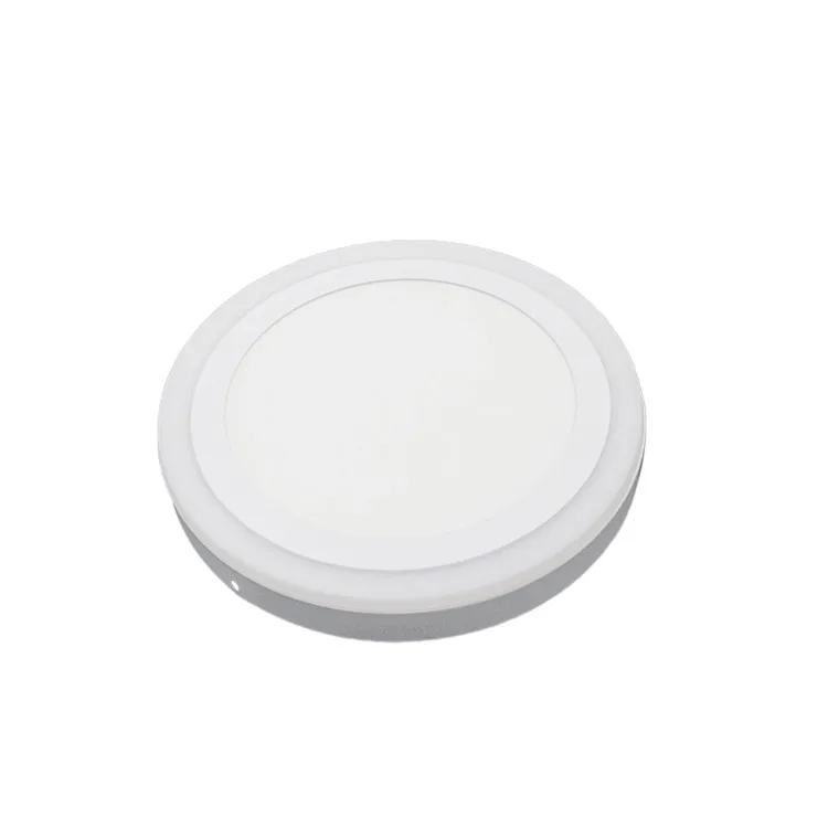 Round Surface mounted  Double Color Led Suspended Ceiling Lighting Panel Light With Low Price