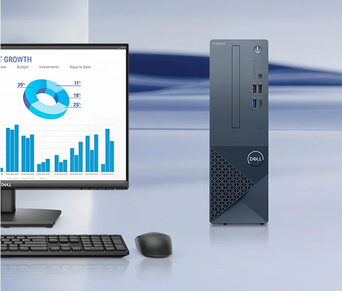 Dells Inspiron 3030S 14th Generation Small Form Factor Desktop Computer I3-14100 I5-14400  16GB DDR5