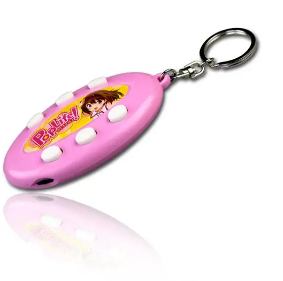 High Quality Audio Button Sound Keychain Mini Voice Recorder with Alarms Buzzers Sirens Capability