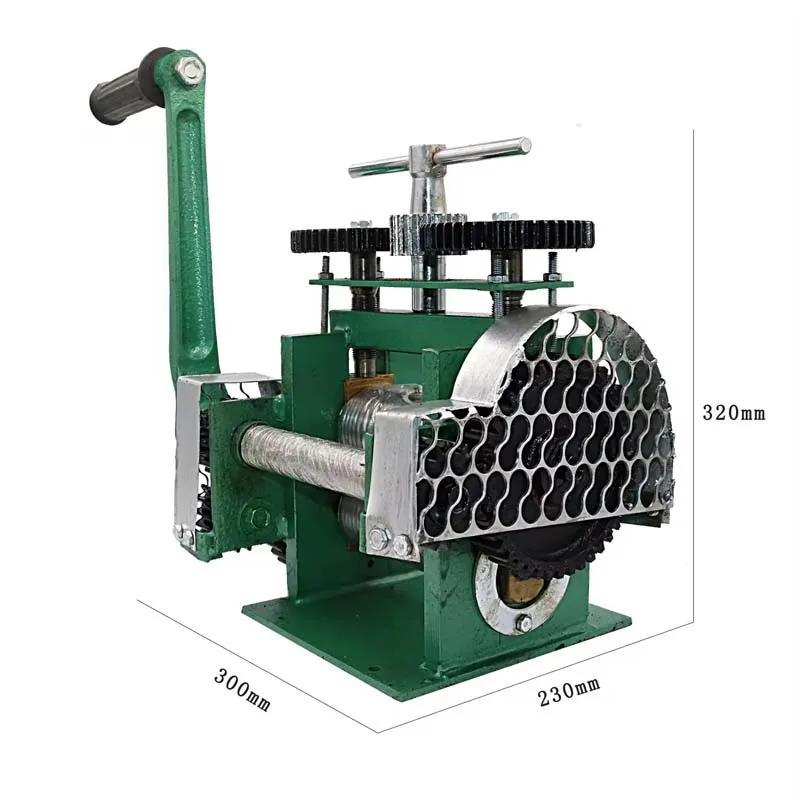 Small Manual Combination Roller Mill Machine Stainless Steel Jewelry  Rolling Mill Manipulative Tool Gold Jewelry Tools Equipment