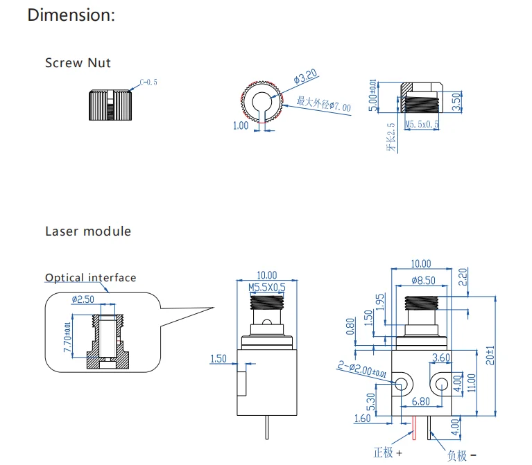 405nm 1W Bluish Violet Multi Mode Fiber Coupled Laser Diode Module for ...