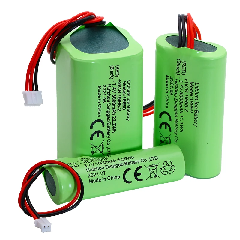 Customized High Quality Rechargeable 12V 60V Lithium Ion 18650 Batteries 36V 48V 72V Battery Pack