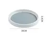 30cm diameter large white+gray