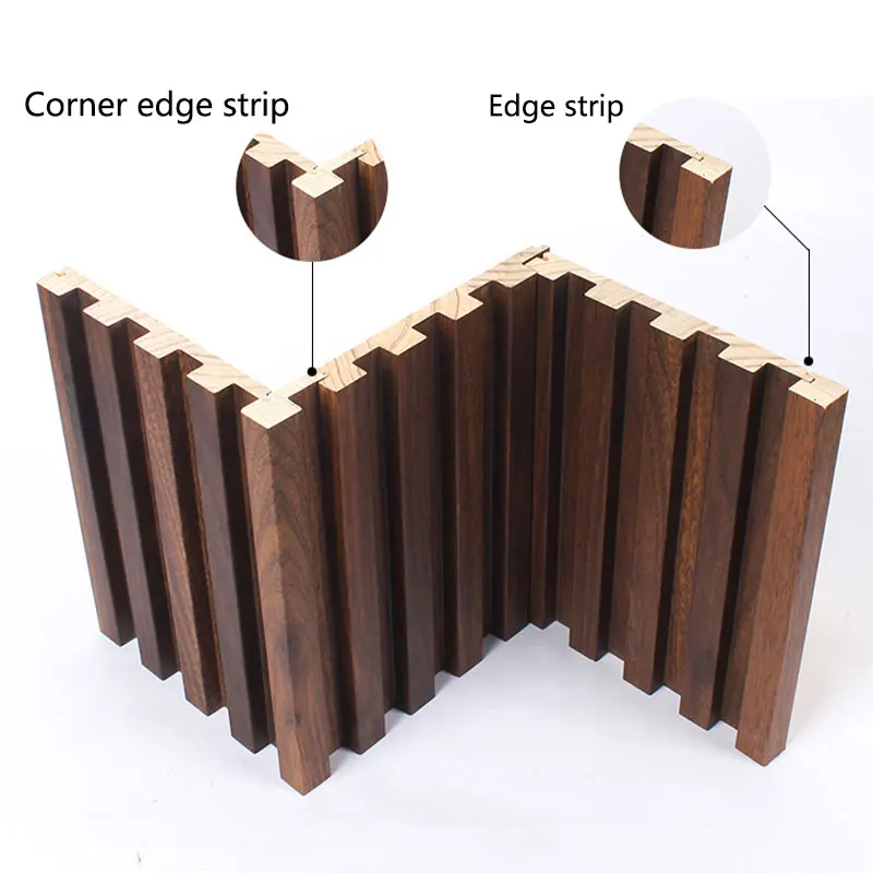 Light Luxury Solid Wood Grating Board Moisture Proof Decorative ...