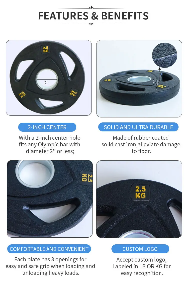 Wholesale Shandong Calibrated Gym Weight Plates For Loaded Weight