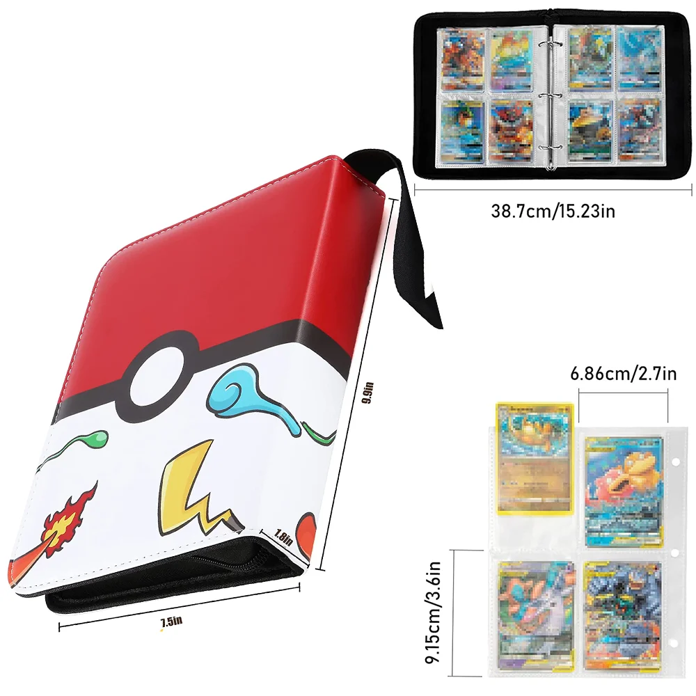 pokemon card holder binder near me Pokemon Classic Gameboy Art 9-Pocket TCG Leather Card Binder