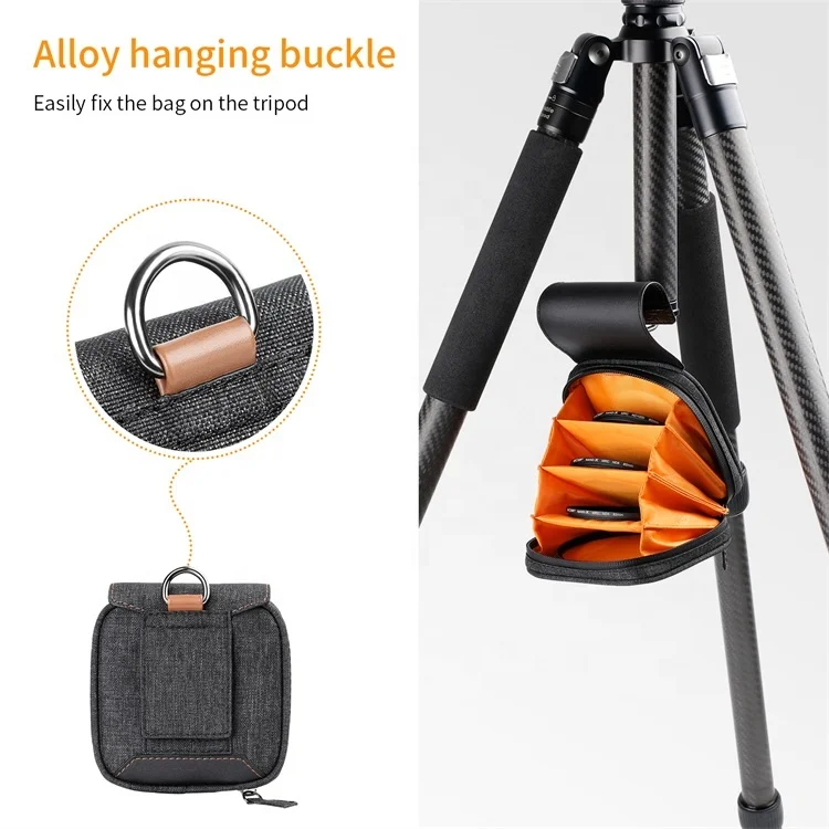 Маленькая мягкая складная карманная сумка K & F Concept для хранения карт памяти и камеры, чехол для SD TF CF карт