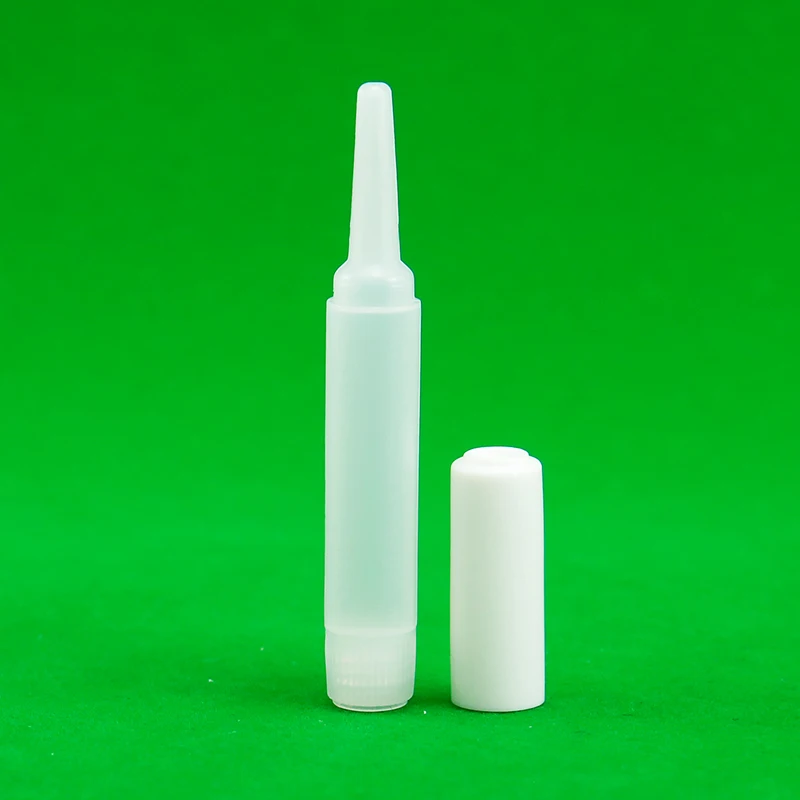 1ml HDPE Plastic Squeeze Glue Dropper Bottle with Screw Cap Small Capacity for Packaging Screen Printing for Chemical Use