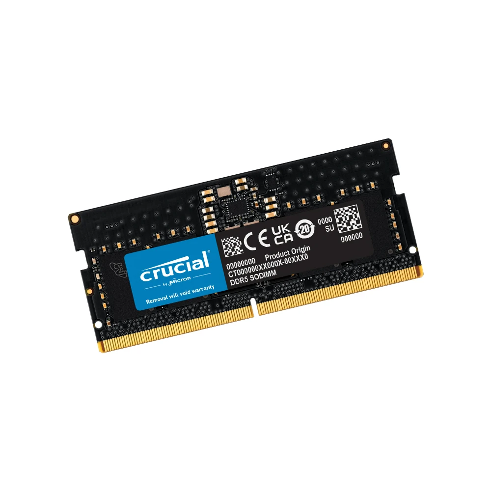 Crucial SO-DIMM DDR5 16 Go 4800 MHz CL40 1Rx8 - Mémoire PC