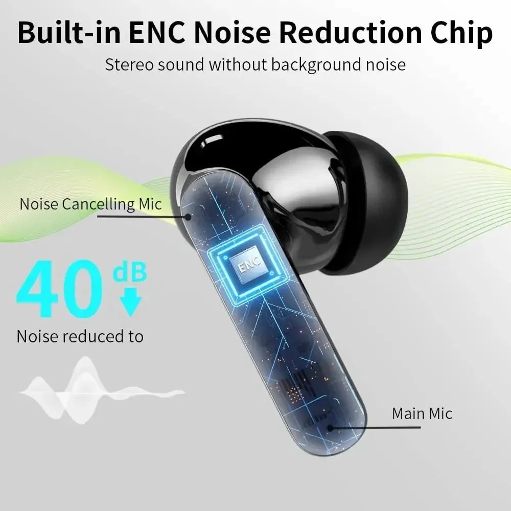 Auricolari Bluetooth 5.3 Mini Wireless Con Microfono - Modello X8, 1 Anno Garanzia