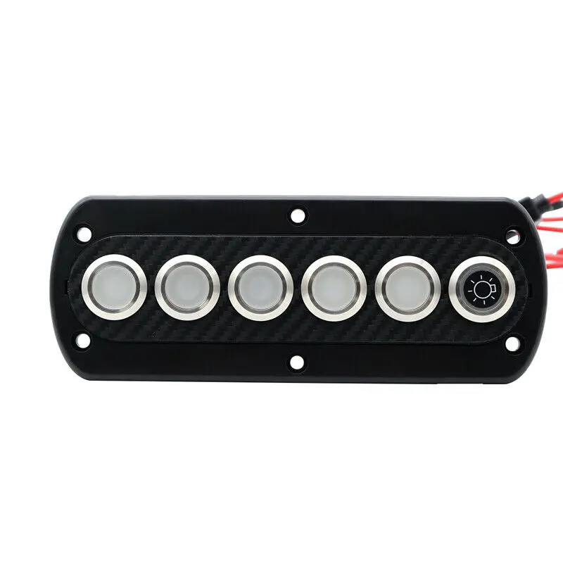 boat push button switch panel