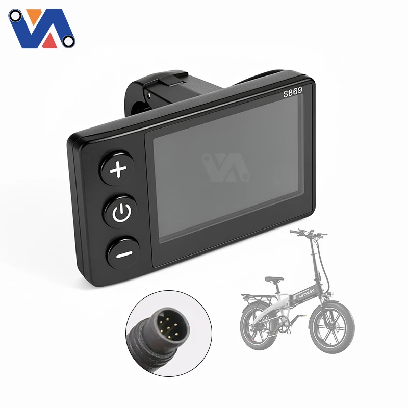 Hitway BK10S Replacement LCD Display — Electric Bike Display Wholesale HWBK10S-02