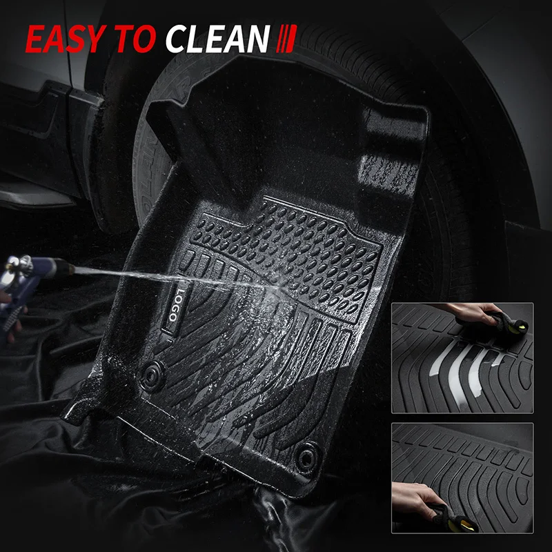 Tappetini in Gomma Design per Isuzu D-MAX 2011+ | Su Misura Inodori