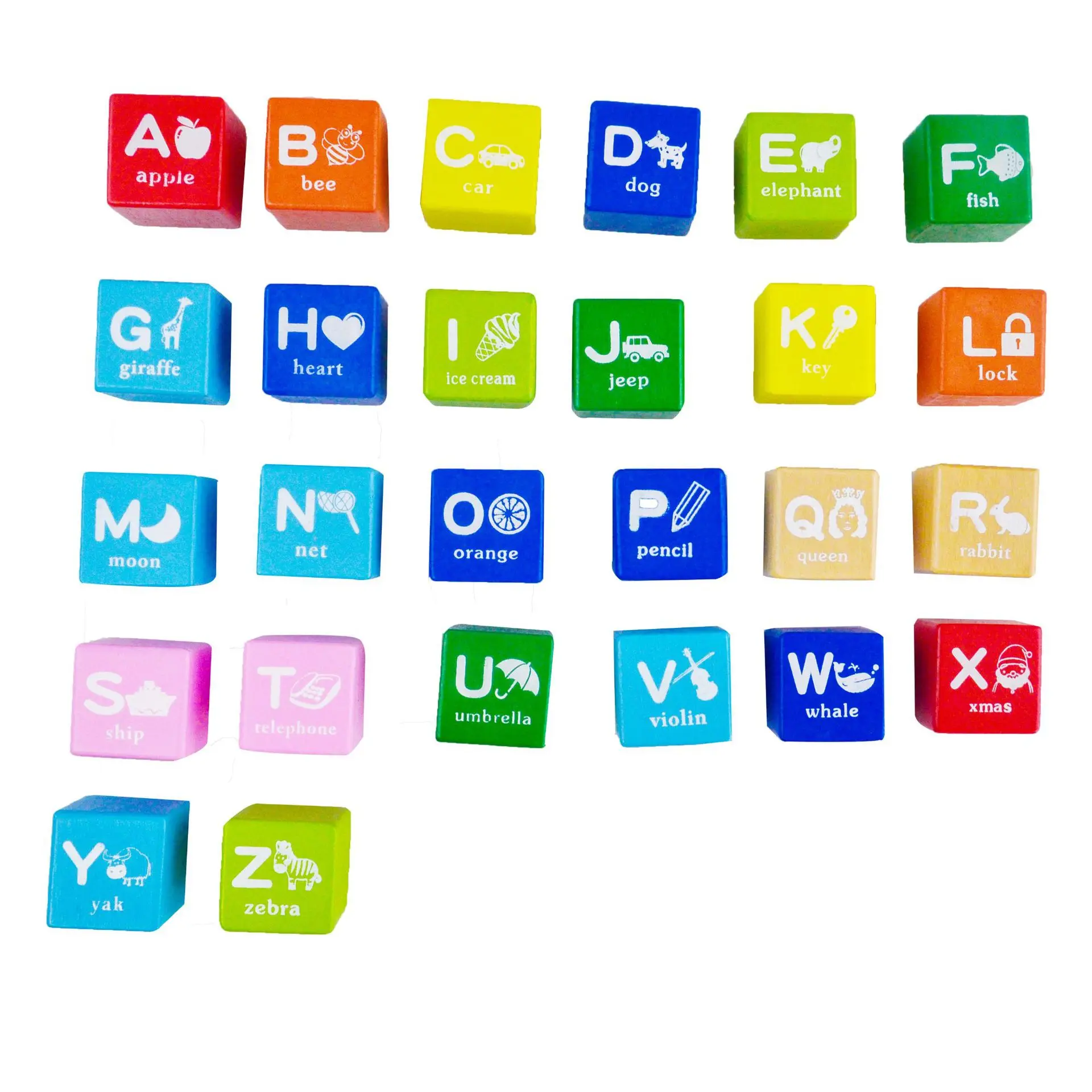 Colorful Wooden Number Blocks - 100 Pcs Educational Building Toy Set ...