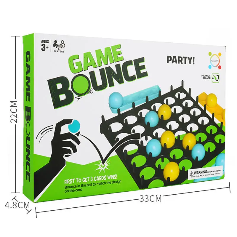 Bouncing Ball Desktop Pinball Multiplayer Interactive Board Game Party Kids Educational Toy