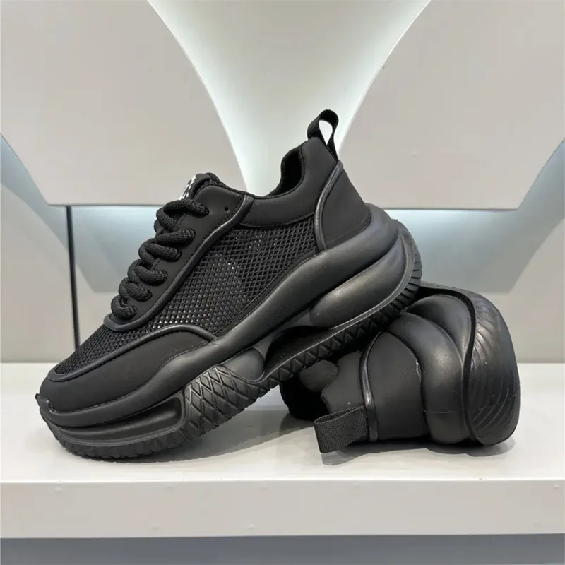 New All-match Anti-slip Deodorant Breathable Sweat-absorbing Mesh Surface Breathable Daddy Shoes Man