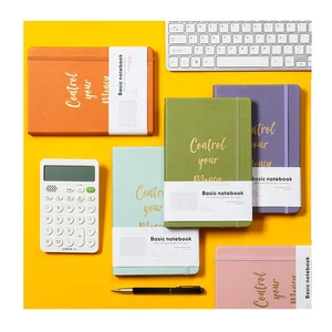 Factory Price Pu Leather Inspirational Notebooks Hard Cover 2026 Journal School Planner Moleskin Style Stationary Cheap Notebook