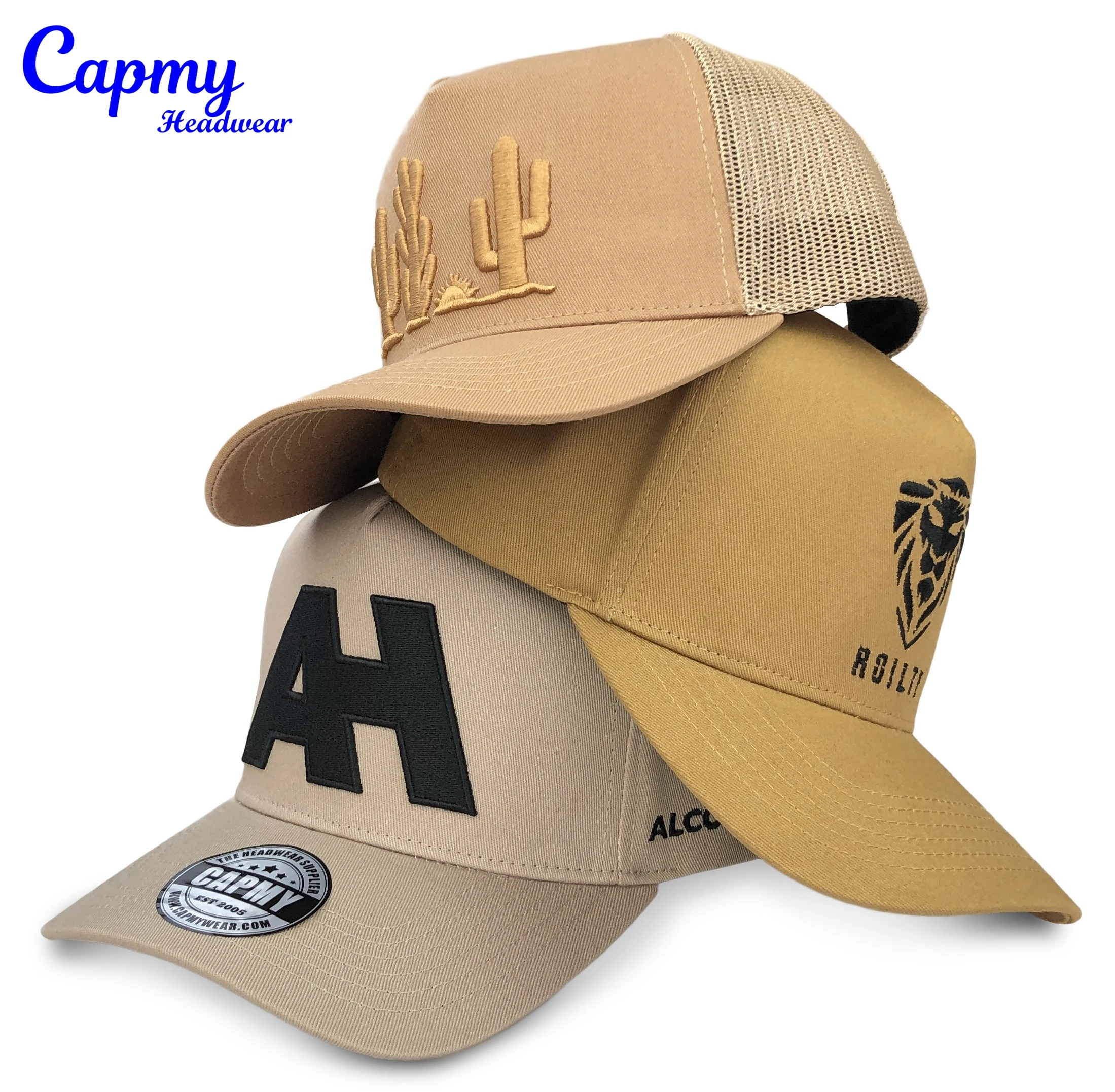 Manufacturer Customized Oem Adjustable Cotton A Frame Cap Embroidered Logo Sports Caps For Men 5