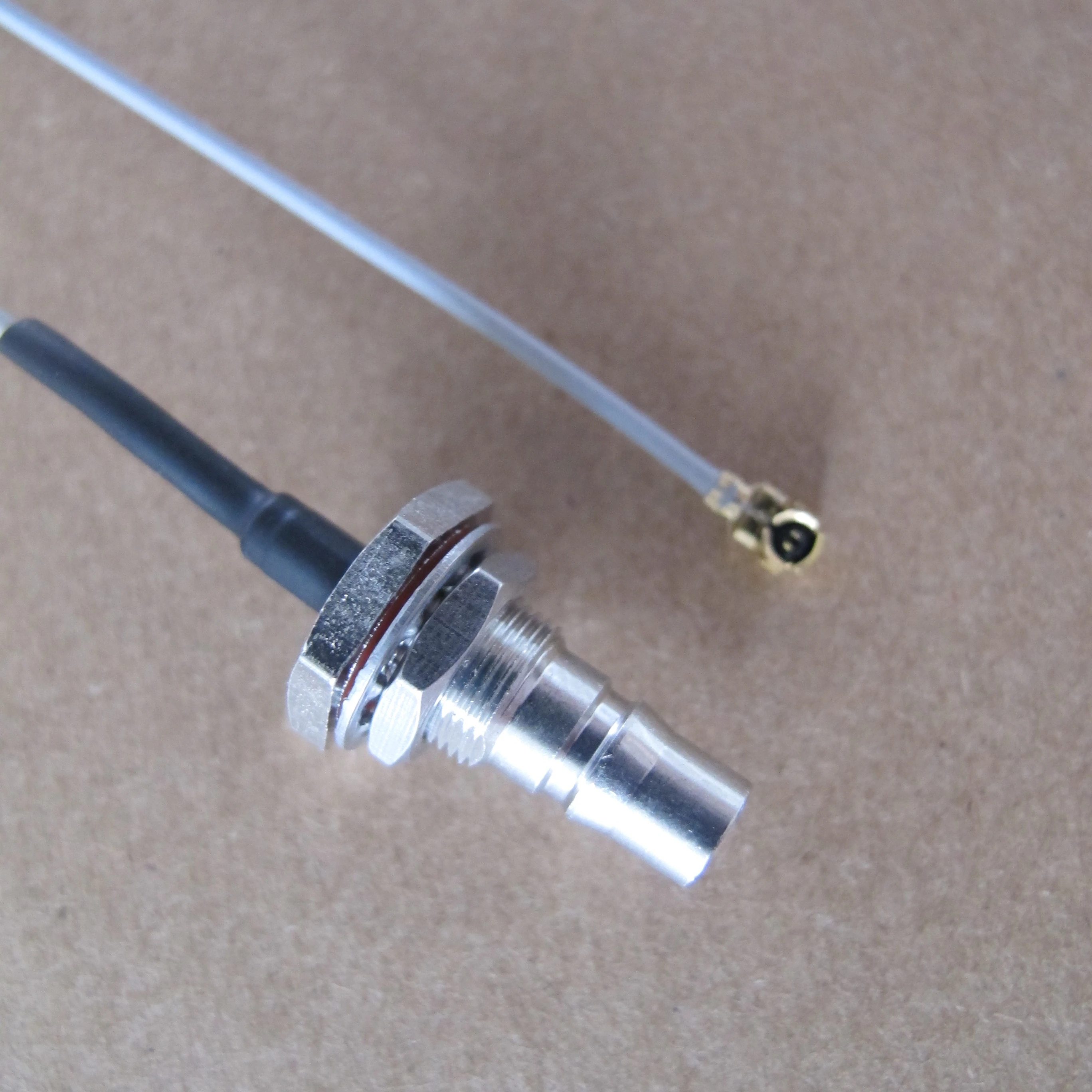 RF Pigtail Cable with QMA Jack to U.FL Assembly 1.13 Cable for Wires Cables & Cable Assemblies