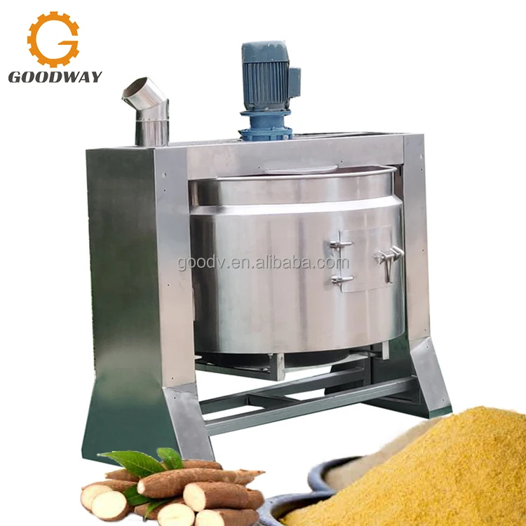 Gari Processing Machine Gari Fryer Gari Roasting Machine Cassava Flakes Frying
