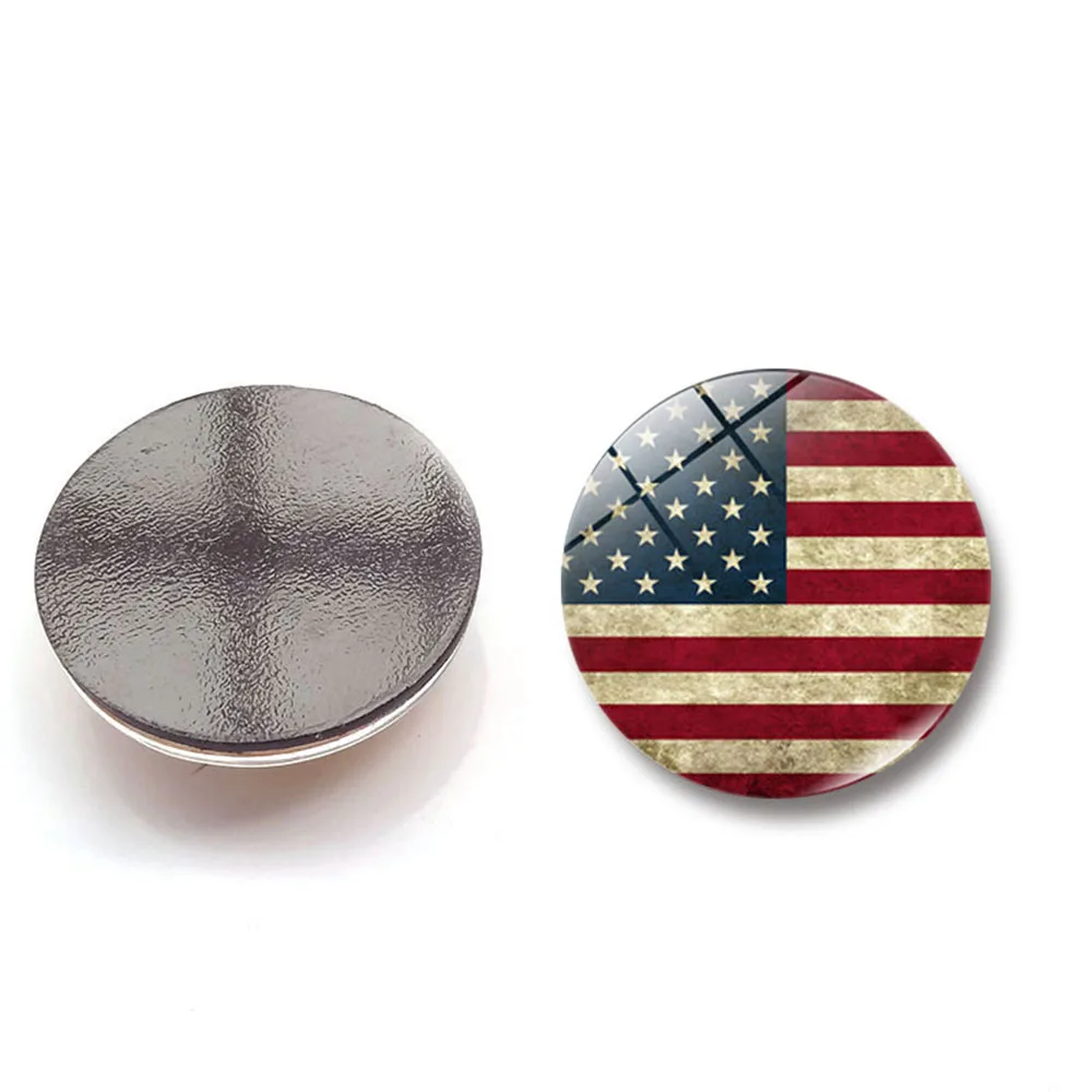 2026 Football World National Flags Souvenir Round Fridge Magnet Minimalist Home Decor Magnetic Fridge Magnet