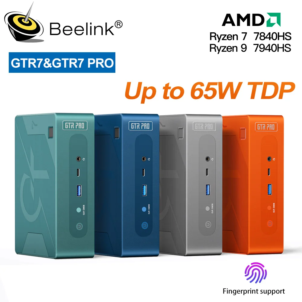 Beelink Gtr7 Pro Gaming Mini Pc R9 7940hs Tot 65W Tdp