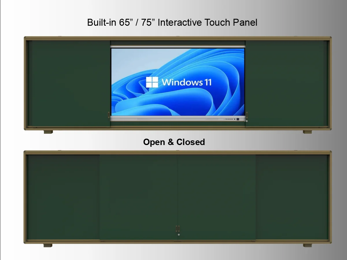 Lonbest 430x130.5cm Big Chalkboard Frameless Blackboard Writing Board