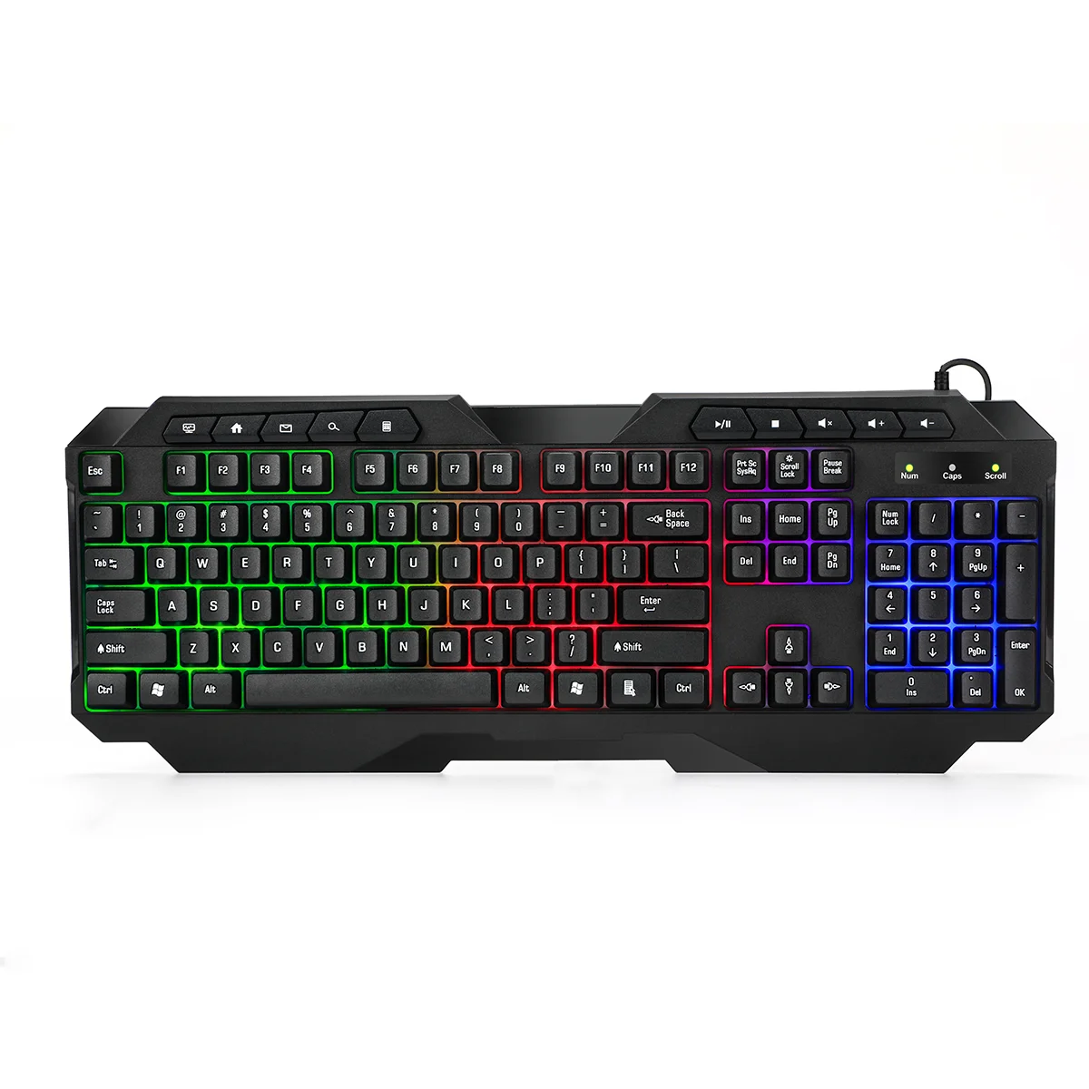 Custom Different Countries Layout Teclado Laser Keycaps Gamer Keyboard ...