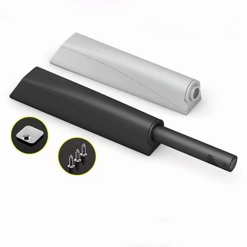 Furniture Plastic Buffer Touch Rebounder Cabinet Door Opener System Push To Open Catch Magnet Push Latch